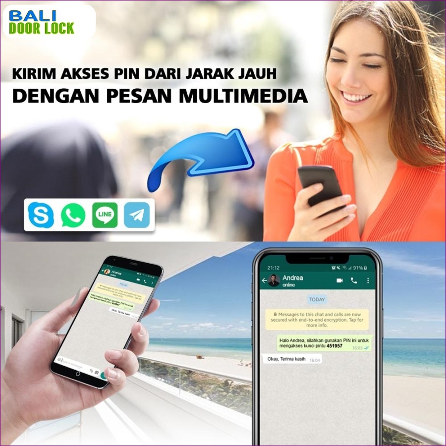 Smart Door Lock di Bali
